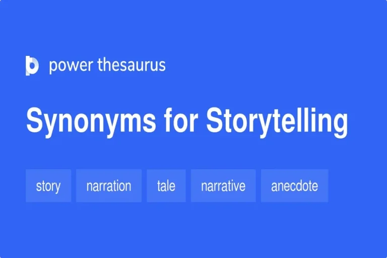 Storytelling Synonyms